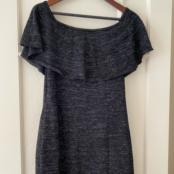 Trina Turk Women's 'Launch' One Shoulder Ruffle Dress - Boardwalk Lace, 40 Inch Length - View #4